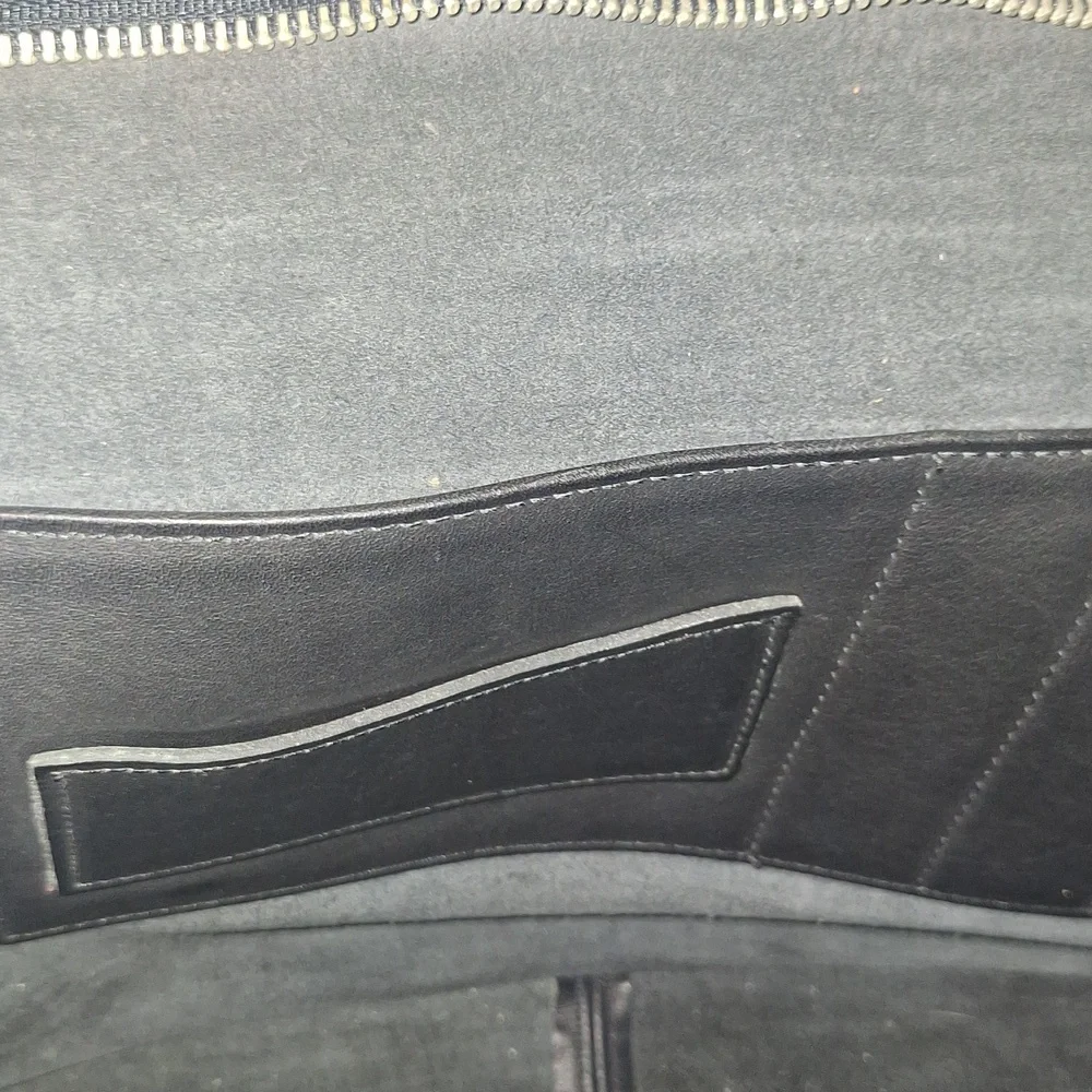 Black Leather Shoulder Bag